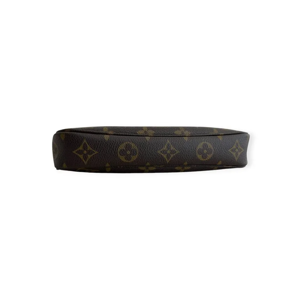 Authentic Louis Vuitton Monogram Pochette Accessories Mini Top Handle Bag - Picture 3 of 12